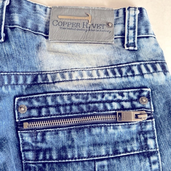 Men's Blue Denim Jeans - Picture 6 of 11